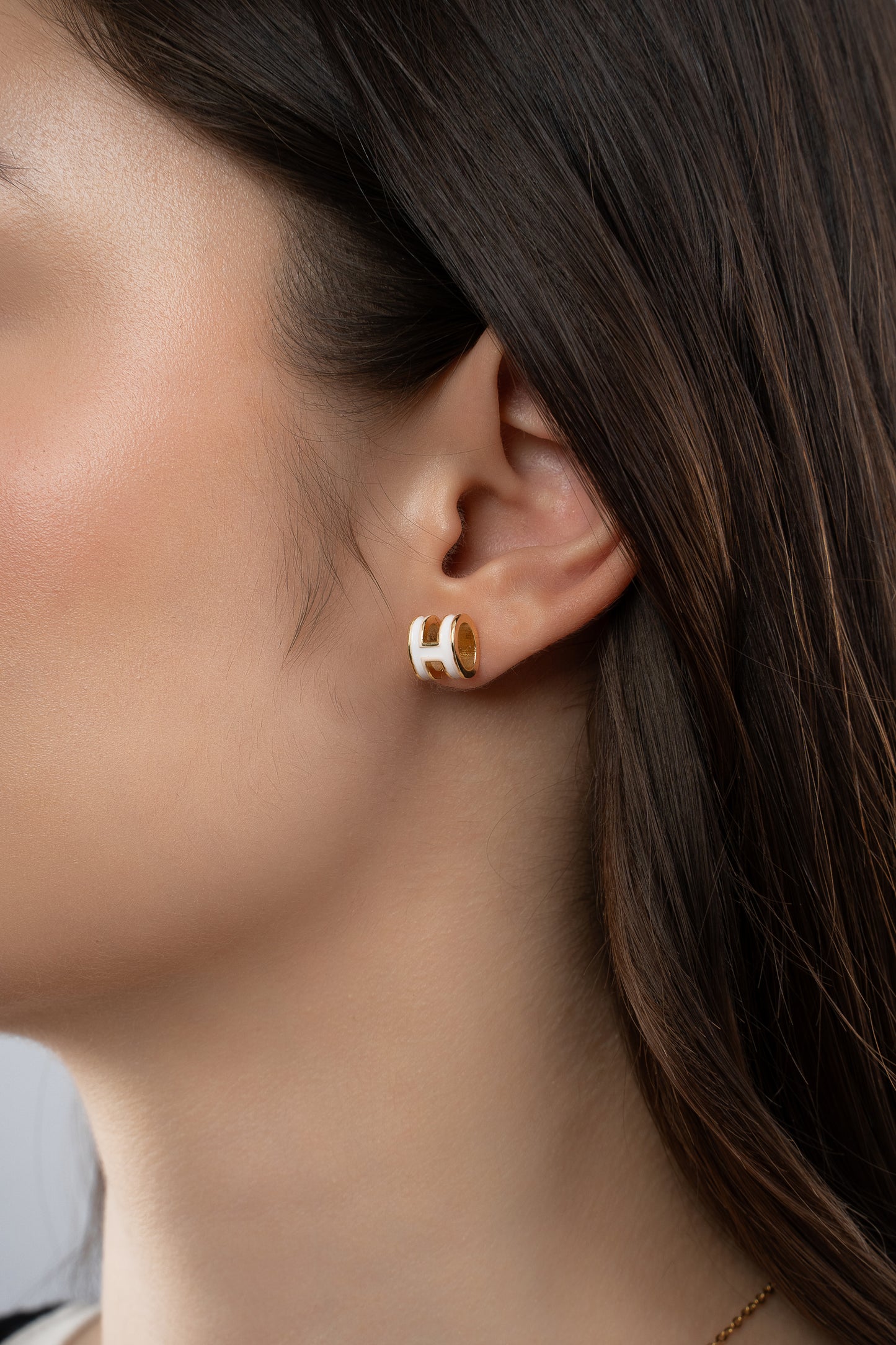 Aretes Hermosa Blancos