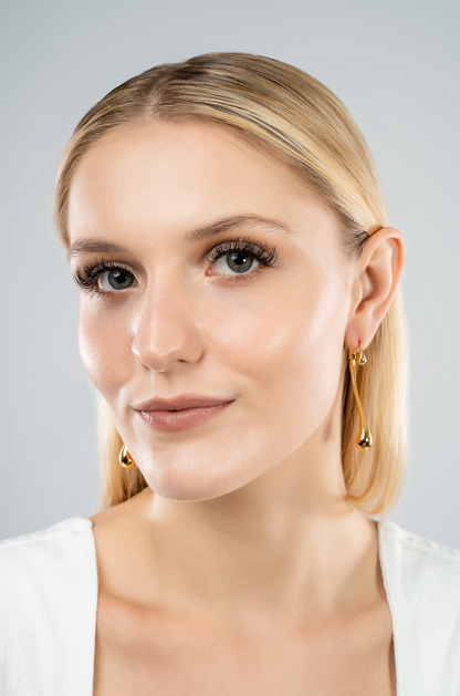 ARETES DOBLE GOTA LARGE